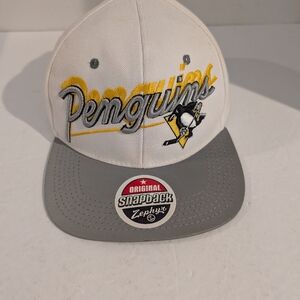 NHL Pittsburgh Penguins Zephyr Original Snapback Hat White